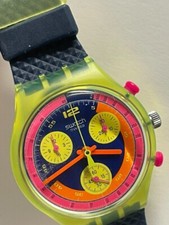 Swatch Chrono "Gran Prix " Ref. SCJ101 Anno 1992 Nuovo