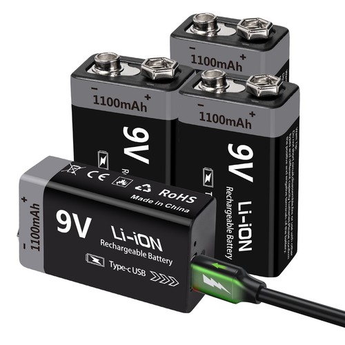 Batterie ricaricabili 9 - 9v,