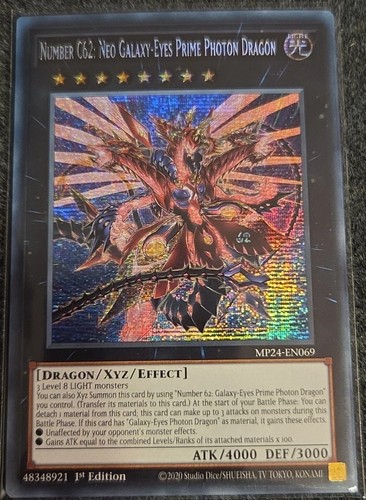 Yugioh numero c62 - yugioh,
