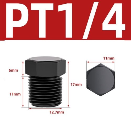 Tappi per for - tubi, filettati