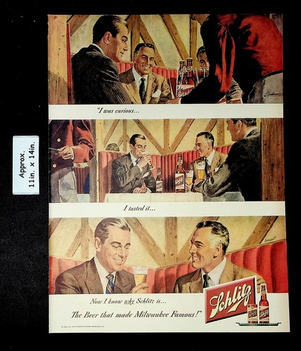 Pubblicità 1948 schlitz birra - 1948,