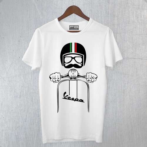 Shirt maglietta drive vespa - maglietta,