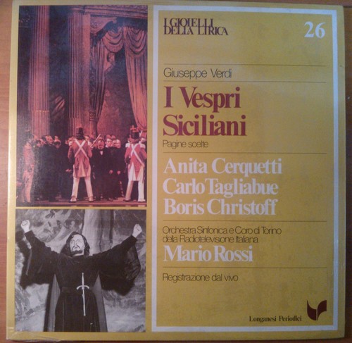 Disco gioielli della - della, lirica