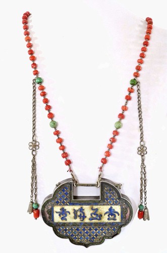 Collana con lucchetto - collana, in