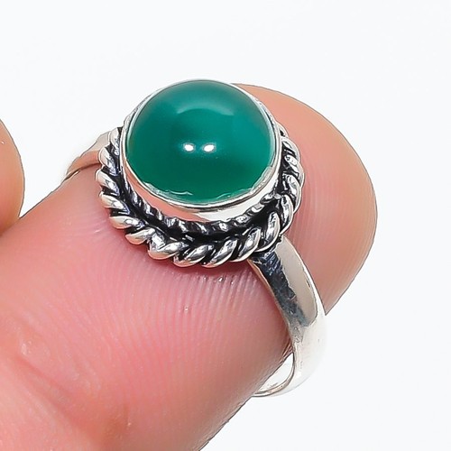 Anello onice verde forma - in,