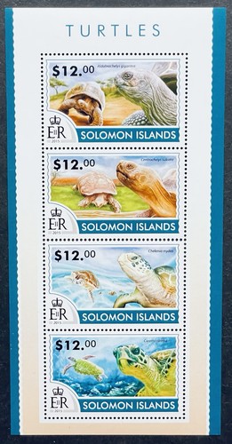 Solomon islands turtles stamps - solomon,