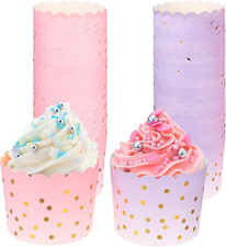 100 Pzpirottini per Muffin Carta, Pirottini Muffin, Pirottini per Cupcake, Stamp