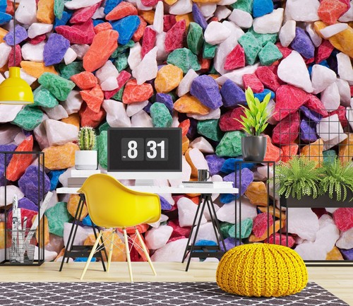 Colorful stones r4389 - 3d,