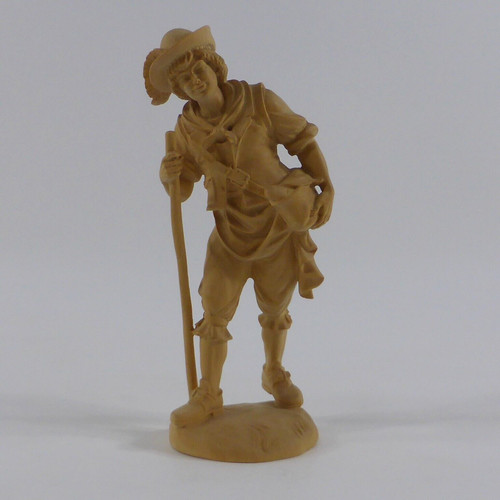 Statua legno viandante - in,