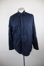 TRUSSARDI JEANS CAMICIA UOMO TG. XXL MAN CASUAL VINTAGE SHIRT LOGO