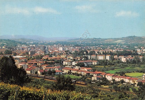 Cartolina montevarchi panorama - montevarchi,
