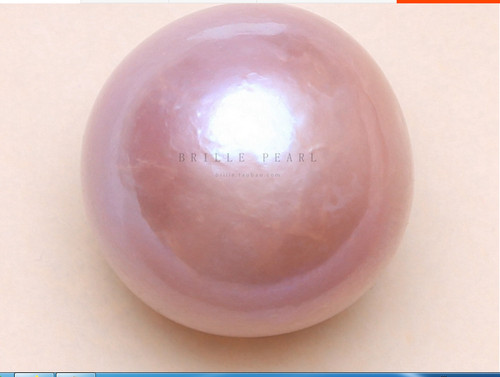Perla sfusa rotonda rosa