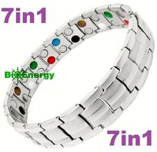 TITANIO Bracciale Energia Magnetica Braccialetto Potenza Salute Bio 7in1 Bio 25558