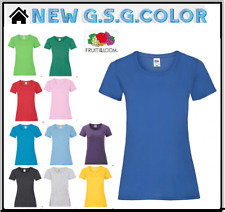 maglietta donna  T-shirt Ladies Valueweight T 100% cotone  Fruit of the Loom