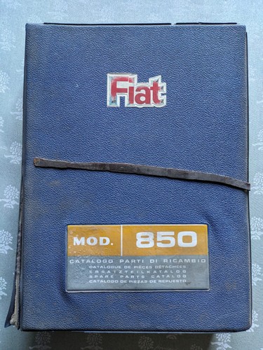 Fiat 850 catalogo ricambi - fiat,