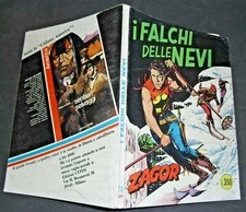  ZAGOR ( scritta rossa ) n 78 I FALCHI DELLE NEVI (lire 350)  