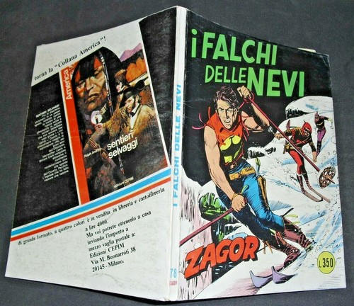 Zagor n 78 - zagor, scritta