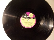 VECCHIO E RARO DISCO VINILE 78