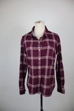 TOMMY HILFIGER CAMICIA DONNA TG M WOMAN SHIRT CASUAL VINTAGE COTONE MANICA LUNGA