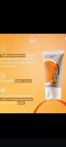 Crema viso solare just 2 - 30,