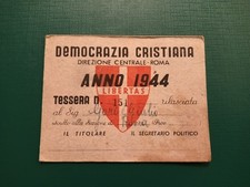 Tessera Partito Democrazia