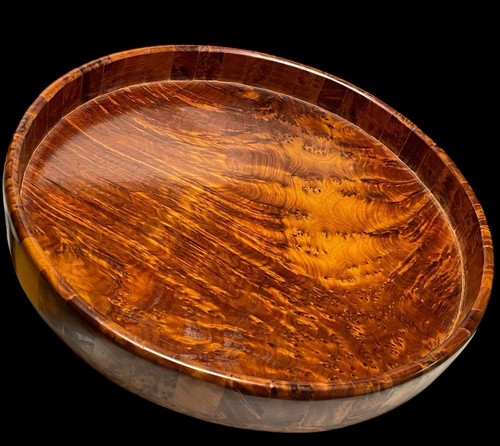 Mid century burr - burr, tray