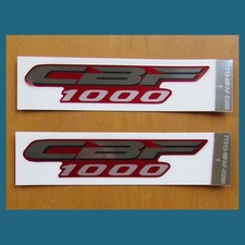 Coppia Adesivi Fianchetto HONDA CBF 1000 Rosso Cod. 77312-MFAF-D200