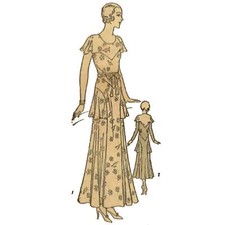 Modello Di Cucito Anni '30