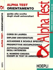 Alpha Test Orientamento. Guida alla scelta degli studi universitari. AA. VV.. 19