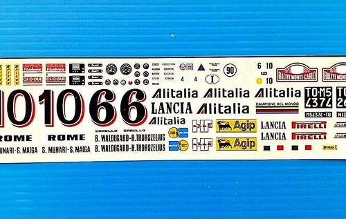 Decal lancia stratos - 1/24,