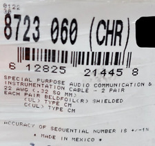 Belden 8723 22/2P Cavo audio/controllo coppia intrecciata schermato singolarmente/50 piedi