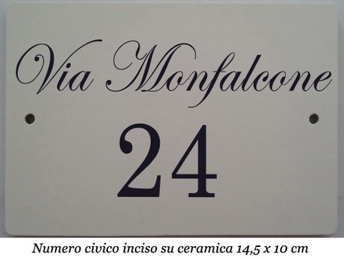 Numero civico via incisi - civico+via,