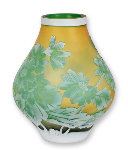Vaso vetro stile galle - in,