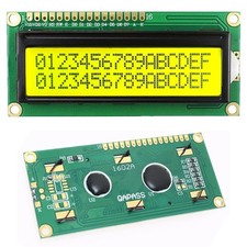 LCD 1602 Yellow 16x2 HD44780