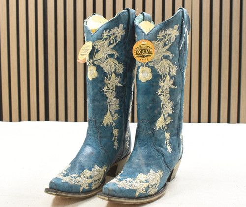 Stivali donna corral blu - corral, navy