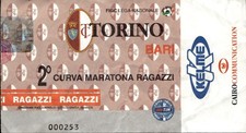 Biglietto stadio TORINO BARI