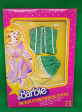 MATTEL - BARBIE MODA FOSFORESCENTE - OUTFIT - ANNI 80 - SEALED
