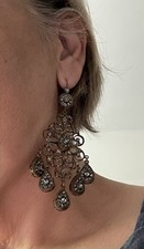 Orecchini Chandelier In Bronzo