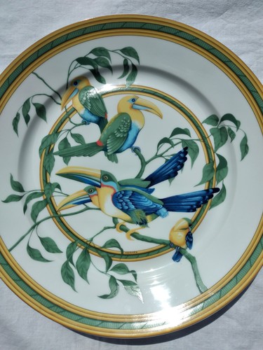 Hermès toucans vassoio - toucans, grande