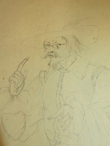 Scuola francese xix disegno - xix,