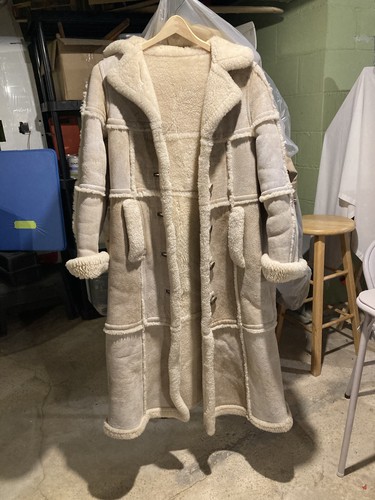 Cappotto midi vera pelle - , di