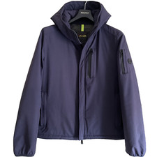 giubbotto F**k da uomo taglia M 48 giacca Fuck blu con cappuccio