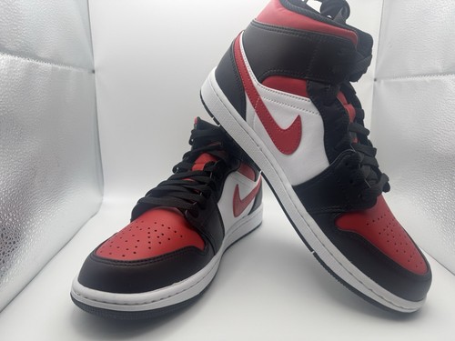 Air jordan mid bred toe - mid, toe"