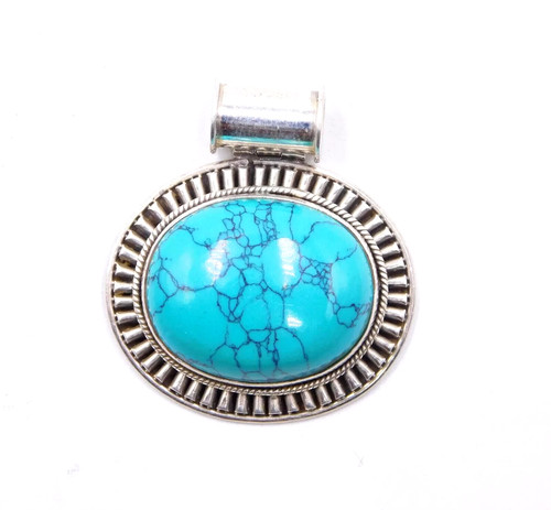 Pendente turchese creato in - pendente,