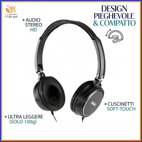 Cuffie con filo - stereo, over