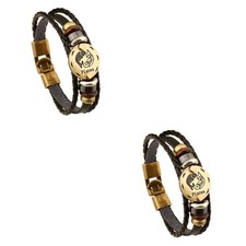 2pz Bracciale Uomo 12 Zodiaci