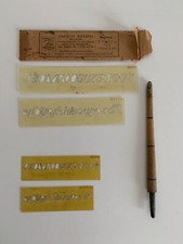 Antichi normografi e porta-pennino