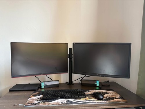 Two gaming monitors - aoc, c24g1