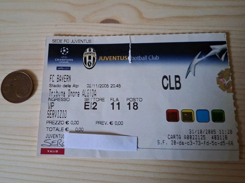 Biglietto stadio juventus - biglietto,