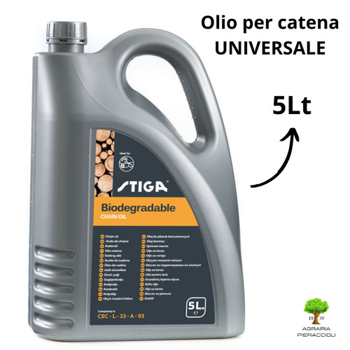 Olio per catena - catena, motosega